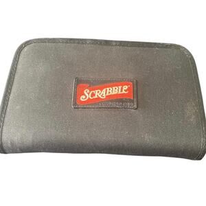 Scrabble Deluxe Travel Edition in Zipper Case Complete Set